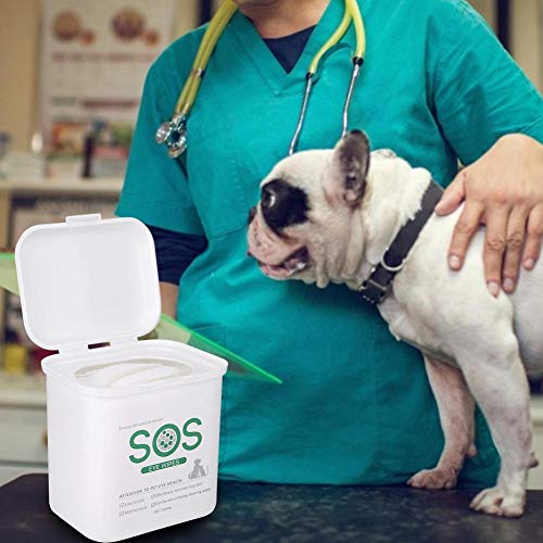 Toallitas limpiadoras para mascotas, 100 unidades, para perros, gatos, toallitas húmedas y mascotas, elimina las manchas de lágrimas