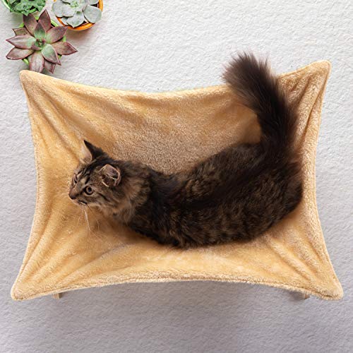 Toby + Atheni Hamaca para gatos – Cama y muebles perfectos para gatos, percha para gatos interiores o cama hamaca de pequeño a mediano tamaño para gatos y perros