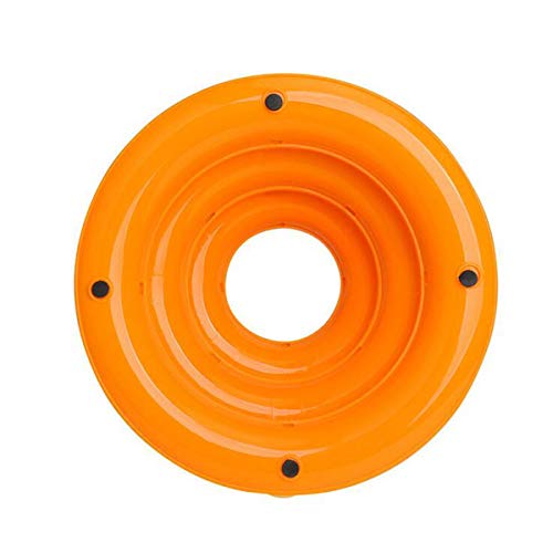 Tocadiscos para Gatos Juguete Creativo para Gatos Carrusel para Gatos de Tres Capas Suministros para Gatos Juguete para Gatos Carrusel para Gatos con Torre de Tres Capas - Amarillo