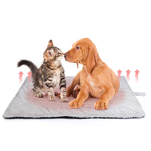 Toozey - Manta de calefacción para Gatos y Perros, tamaño 68 x 48 CM/90 x 65 CM/120 x 80 CM, Alfombrilla térmica para Mascotas, Manta para Gatos