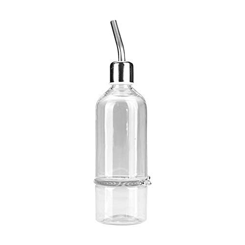 TOPINCN Alimentador De Agua del Loro Fuente De Agua Potable Automática Boquilla De Acero Inoxidable Pezón Pájaro De Agua para Mascotas(S)