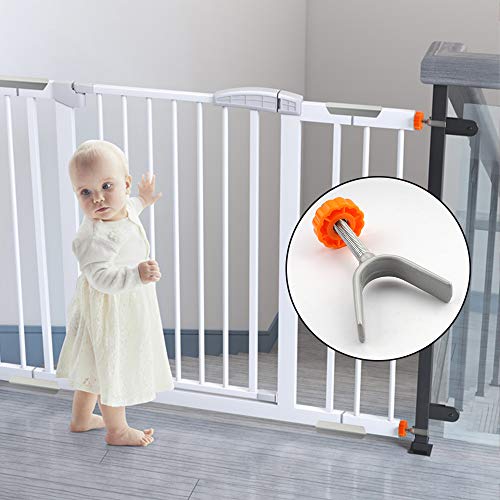 Tornillos para Barrera de Seguridad de Bebé 4 piezas Perno para Puerta Presión de Bebé，Baby Gate Guru Varilla de Husillo Presión Puerta de Bebé（M10）
