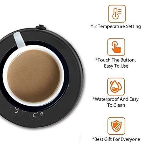 ToullGo Calentador de Café,Calentador de Bebidas Portátil,Calentador de Bebidas Eléctrico con,Calentador de Bebidas Portátil