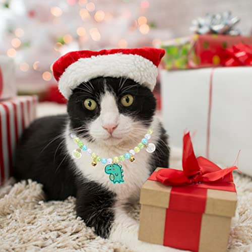 Toyvian Pearls Perro Collar Collar Joyería Bling Cat Boda Collar Mascota Trajes Accesorios para Perros Pequeños Puppy M Green