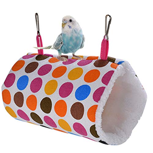 TPMALL Cama Hamster Jaulas para Pajaros Cálido Nido de Pájaro Jaula de Ratas Accesorios Conejo de la Cama Guinea Cerdo Hamaca Hámster Cama Rata hamacas Wave Point,s