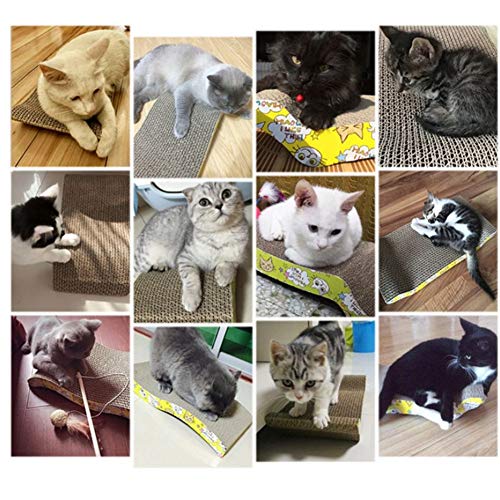 TPMALL Rascador para Gatos Juguetes para Gatos Gatito rasguño Gato rascador Muebles Cero Guardias Gato Post Gato Puestos Rasguño Gato rascadores