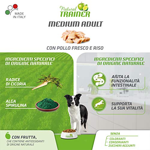 Trainer Natural Canine Medium Pollo 12KG, Negro, 12 (940036)