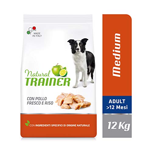 Trainer Natural Canine Medium Pollo 12KG, Negro, 12 (940036)