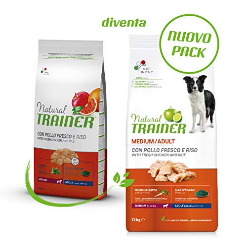 Trainer Natural Canine Medium Pollo 12KG, Negro, 12 (940036)