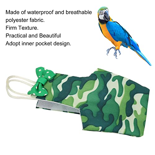 Traje de Vuelo de Loro, Pañal de Loro Pañal de Pájaro Ropa de Piloto Pañal de Cockatiel para Conures, Cockatiel, Guacamayo Gris Africano, Periquito, Periquito, Cacatúas