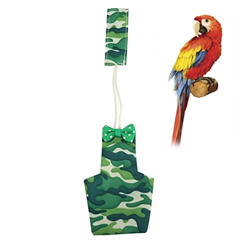 Traje de Vuelo de Loro, Pañal de Loro Pañal de Pájaro Ropa de Piloto Pañal de Cockatiel para Conures, Cockatiel, Guacamayo Gris Africano, Periquito, Periquito, Cacatúas