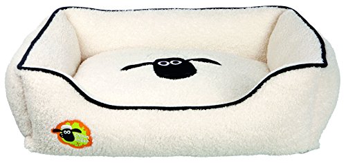 Trixie 36886 Cama La Oveja Shaun, 80 x 50 cm, Crema