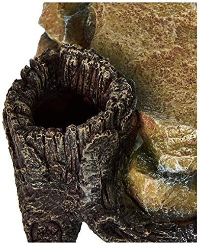 Trixie 8847 Meseta de roca con Tronco de árbol para decoración de Acuario, 25 cm