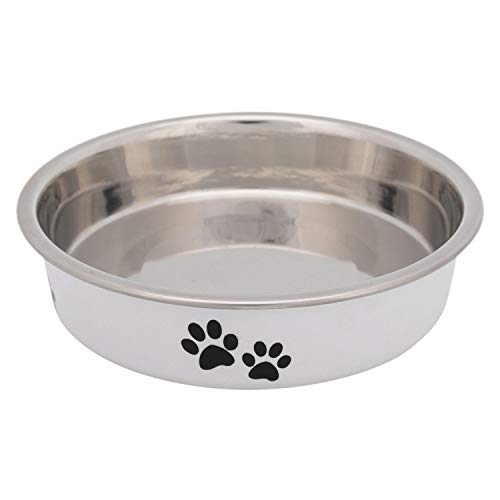 TRIXIE Comedero Acero Inoxidable para Razas Hocico Corto para Gatos