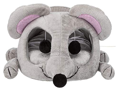 Trixie Cueva suave Lukas Junior, 35 × 33 × 65 cm, Gris Claro/Gris, Gato