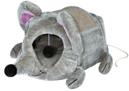 Trixie Cueva suave Lukas Junior, 35 × 33 × 65 cm, Gris Claro/Gris, Gato
