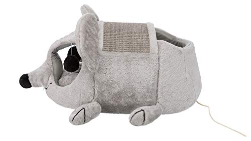 Trixie Cueva suave Lukas Junior, 35 × 33 × 65 cm, Gris Claro/Gris, Gato