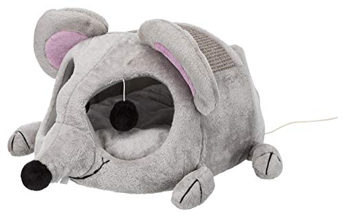 Trixie Cueva suave Lukas Junior, 35 × 33 × 65 cm, Gris Claro/Gris, Gato