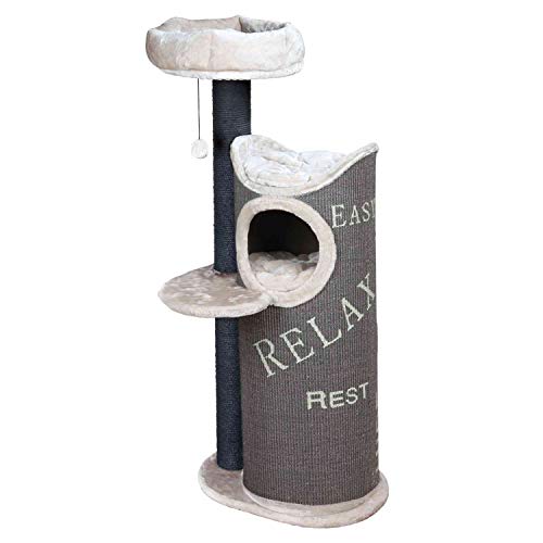 Trixie Poste Rascador Juana, 134 cm, Gris Topo/Gris, Gato