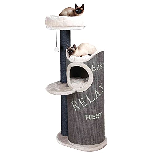 Trixie Poste Rascador Juana, 134 cm, Gris Topo/Gris, Gato
