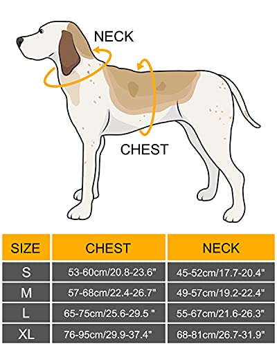 Trongle Arnés para Perros, Cómodo Transpirable Chaleco Ajustable Arnés para Perros, Chaleco Suave Acolchado para El Pecho, Chaleco para Perros Cómodo y Duradero, Supergrande ( XL)