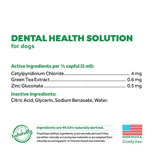 TROPICLEAN Fresh Breath by Oral Care Water Additive For Pets, 8Oz 220 g