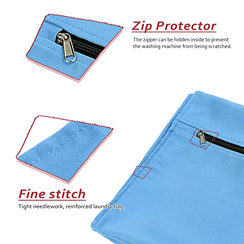 TsunNee Bolsa de lavandería para mascotas, bolsa de lavado para mascotas, bolsa de lavado para perros y gatos para toallas, mantas juguetes, gris azul