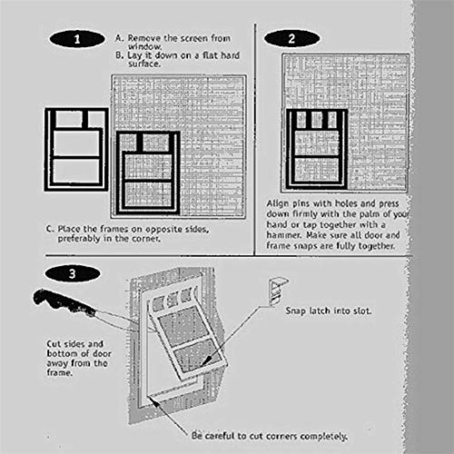 TTinah Gatera Gateras para Gatos Aleta de Gato con túnel Inteligente Cat Flap Perro Aleta de Puerta Solapas de Gato para Puertas de Madera Puerta de Gato White,20