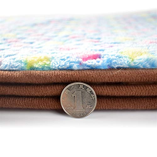 TUANTALL Colchon Perro Cojin Perro Cama de Perro pequeño Cachorro esteras Perro Cama Accesorios Cama del Animal doméstico Suave Veterinario Cama Yellow,S