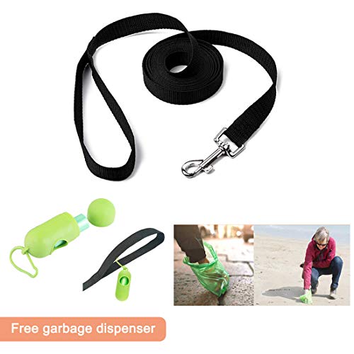 TVMALL Correa de Adiestramiento para Perros 4.5m, 6m, 9m, 15m Correa Perro Larga Cuerda de Tracción Resistente y Duradera para Perros Entrenamiento de Recuperación de obediencia, Juego, Camping