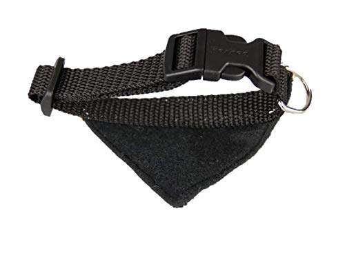 Twinkys Dog Style - Pañuelo para el Cuello para Perros, Talla XS, Color Crema con Estrella Dorada y Botas de Papá Noel Plateadas