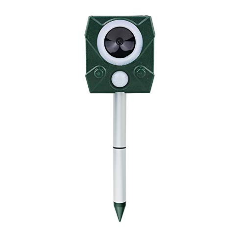 TYI -Repelente Solar Impermeable para Animales, Repelente Ultrasónico De Gatos Y Zorros, Disuasivo para Perros Y Mascotas Alimentado por USB, Miedo A Ratas Y Conejos para Jardín, Patio, Granja