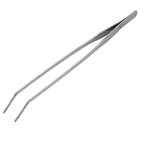 U-M Pinzas de acero inoxidable de 10.4 pulgadas para plantas de Aquascaping Clip para acuario