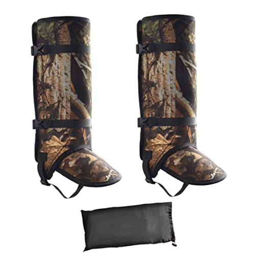 Uayasily Gaiters De Serpientes para Caza, Serpiente Gaitero Leggings Protección De Mordedura De Serpiente para Piernas Más Bajas, Calificadoras a Prueba De Serpientes, 1pair Grande