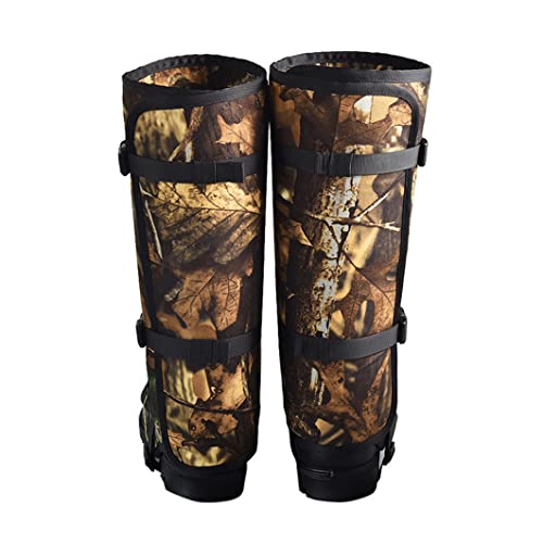 Uayasily Gaiters De Serpientes para Caza, Serpiente Gaitero Leggings Protección De Mordedura De Serpiente para Piernas Más Bajas, Calificadoras a Prueba De Serpientes, 1pair Grande