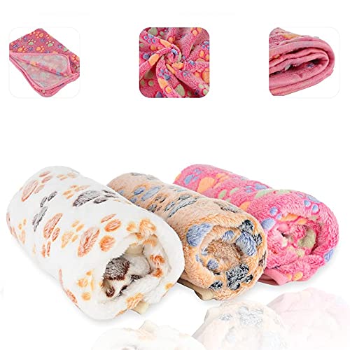 UKKO Manta para Mascotas Manta De Cachorro para Mascotas Cojín para Perros Cama Cat De Gato Suave Cálido Matada De Dormir Dog Cat Cat Puppy Gatito Soft Manta Doggy Warm Cama-Beige,M 76X52Cm