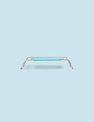United Pets Bone Notte - Cama elevada para Perros de diseño con Forma de Hueso, tamaño pequeño, Azul, Small