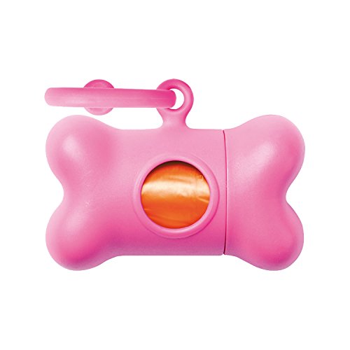 United Pets VA00150RO Dispensador de Bolsitas de Excrementos, Rosa