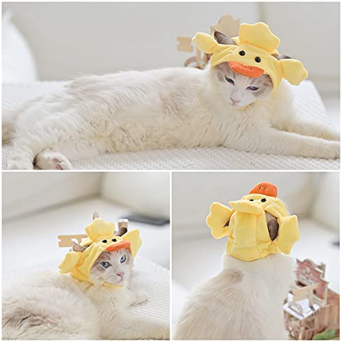 Utapossin Sombrero para Mascotas, Sombreros De Mascotas Gorra, Lindo Disfraz De Mascota Cosplay Gato, Sombreros Lindos para Gatos, Diseño De Animales De Dibujos Animados, Adecuados para Gatos(L)