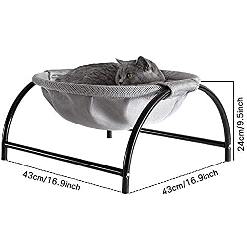 VBDA Gato Hamaca, Camas para Gatos de Interior Hamaca Cama Independiente Radiador para Gatos Estantes para Dormir Camas Suministros para Mascotas Lavable Estable Excelente Permeabilidad