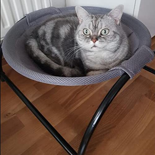 VBDA Gato Hamaca, Camas para Gatos de Interior Hamaca Cama Independiente Radiador para Gatos Estantes para Dormir Camas Suministros para Mascotas Lavable Estable Excelente Permeabilidad