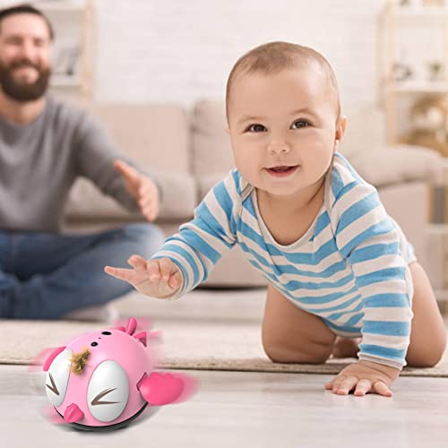 Vecksoy Juguete eléctrico para Pollitos con Sonido, Juguete Interactivo para Gatos, Juguetes Musicales para Mascotas, Juguetes Inteligentes Inteligentes de inducción con Interfaz USB