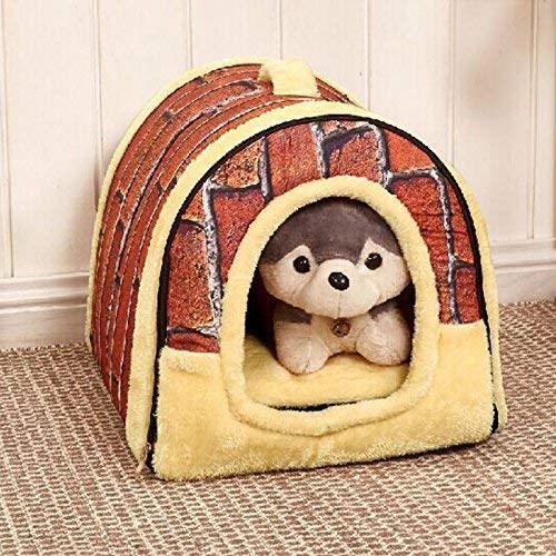 Venus valink - Manta de Forro Polar Suave para Mascotas, Perro, Gato, Acogedor, cálida, de algodón, cojín de Felpa, para Perro, caseta, Retro Wall, Small