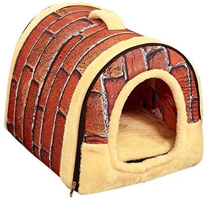 Venus valink - Manta de Forro Polar Suave para Mascotas, Perro, Gato, Acogedor, cálida, de algodón, cojín de Felpa, para Perro, caseta, Retro Wall, Small
