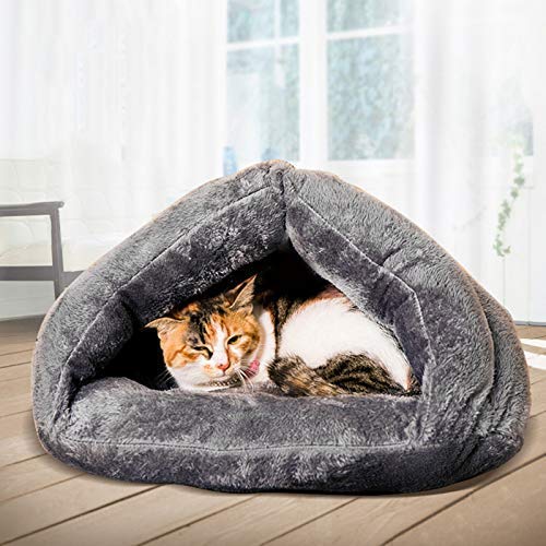 Venus valink Saco de dormir para cachorros, perros, gatos, gatos, forro polar, suave, cálido, saco de dormir, perrera, duradero, multifunción
