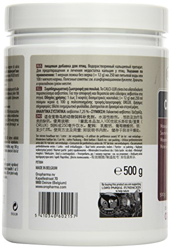 Versele-Laga Oropharma Calci-Lux Bird Water Soluble Calcium 500g 460215