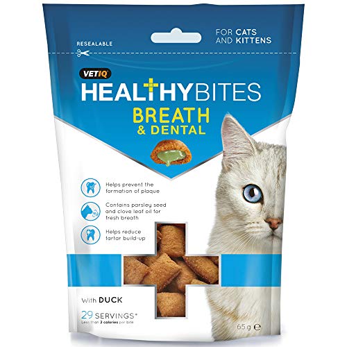 VetIQ Mordeduras de respiración y Cuidado Dental - Cat 65g MP