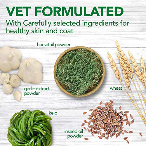 Vet's Best Suplementos para Perros de Piel y Abrigo - Promueve la Piel Caliente y el Abrigo Brillante 200 g