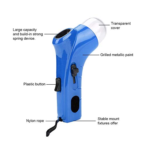 ViaGasaFamido Alimentador de Comida para Perros, Alimentador de Comida para Perros Dispensador de catapulta para golosinas Herramienta interactiva Lanzador de golosinas para Mascotas Expulsar(Blue)