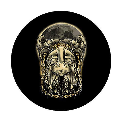 Vikingo amante de los gatos del bosque noruego freyja gatos PopSockets PopGrip: Agarre intercambiable para Teléfonos y Tabletas
